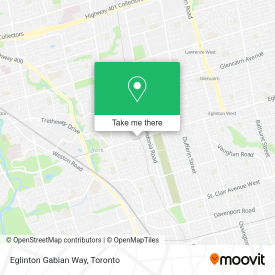 Eglinton Gabian Way plan
