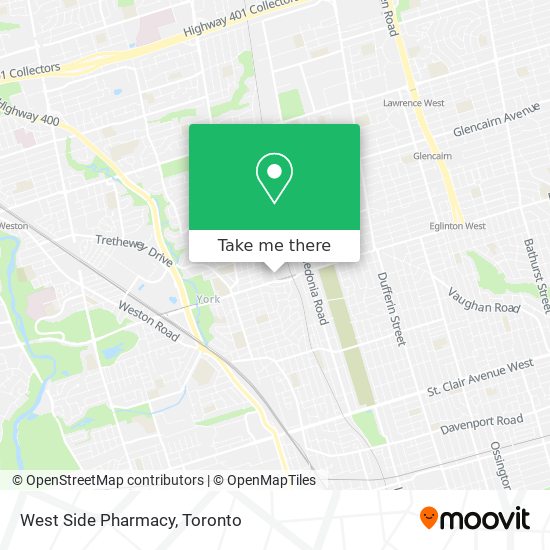 West Side Pharmacy map