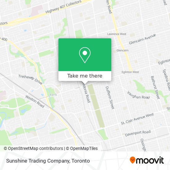 Sunshine Trading Company map