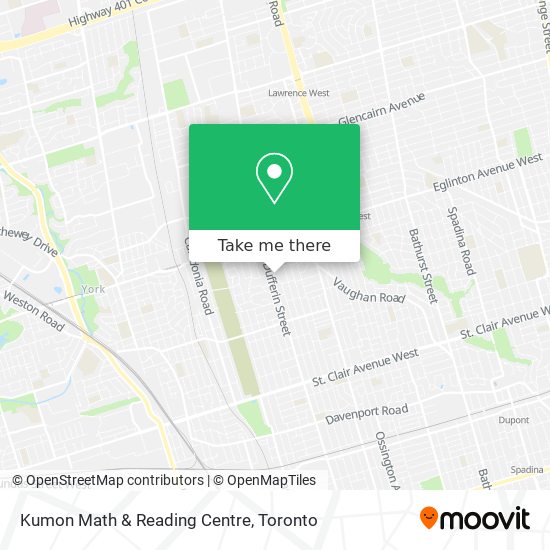 Kumon Math & Reading Centre map