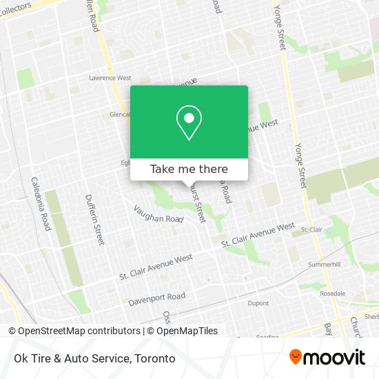 Ok Tire & Auto Service map