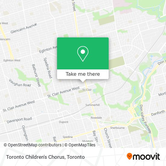 Toronto Children's Chorus map