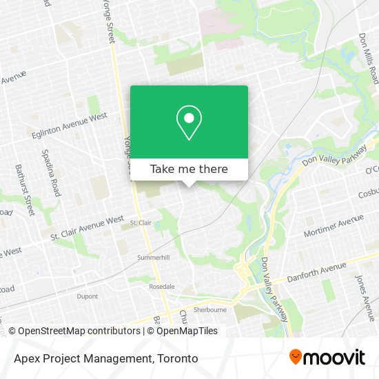 Apex Project Management map