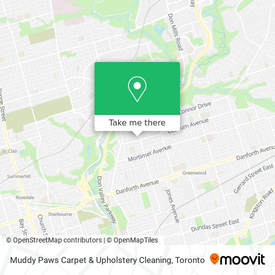 Muddy Paws Carpet & Upholstery Cleaning map