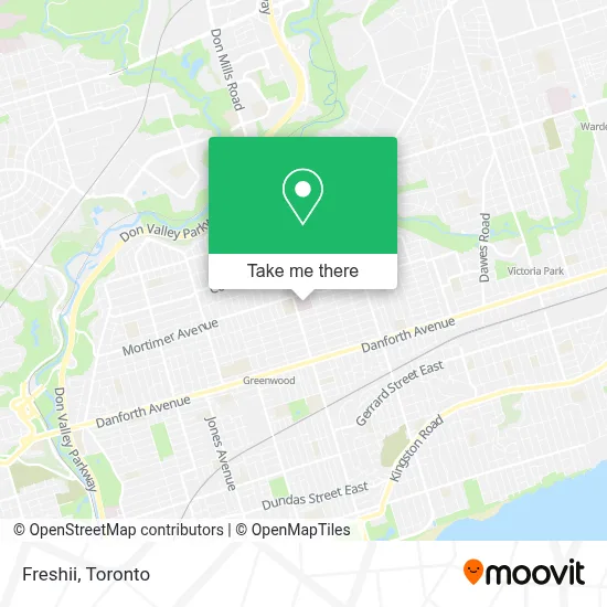 Freshii map