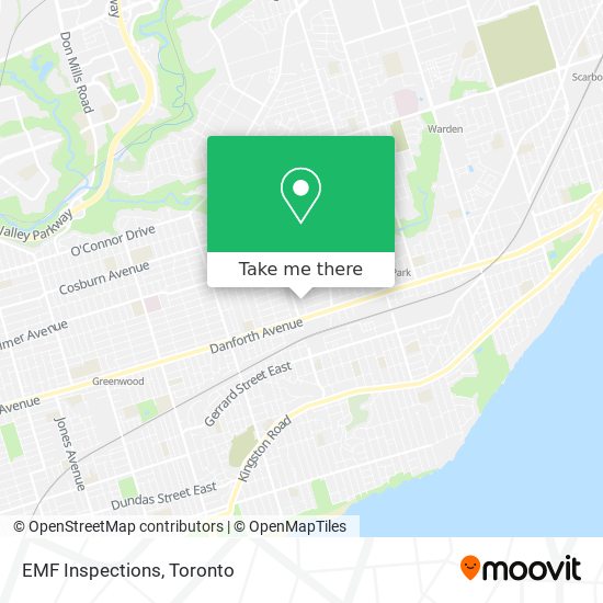 EMF Inspections map