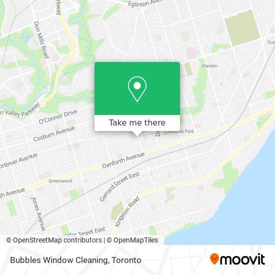 Bubbles Window Cleaning map