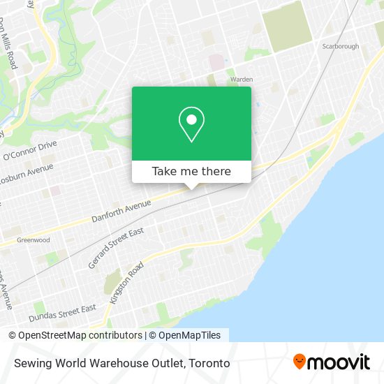 Sewing World Warehouse Outlet plan