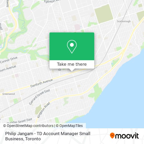 Philip Jangam - TD Account Manager Small Business map