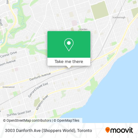 3003 Danforth Ave (Shoppers World) map