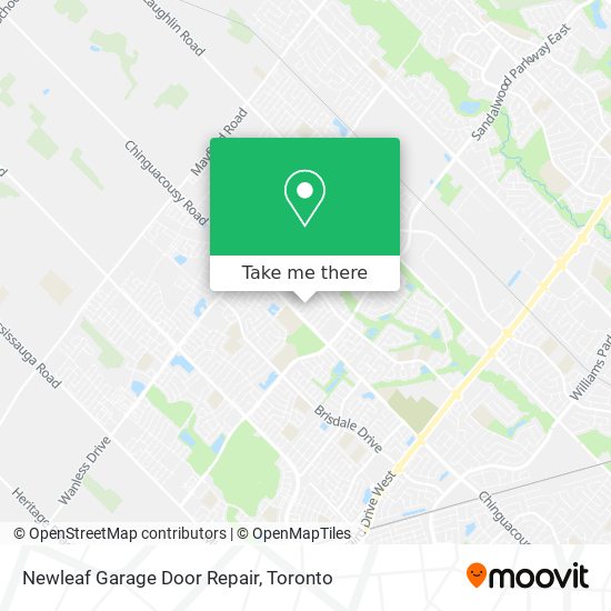 Newleaf Garage Door Repair map