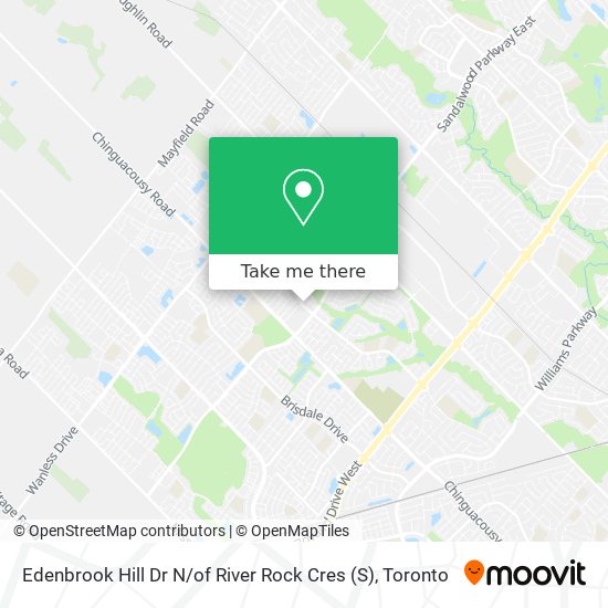 Edenbrook Hill Dr N / of River Rock Cres (S) map