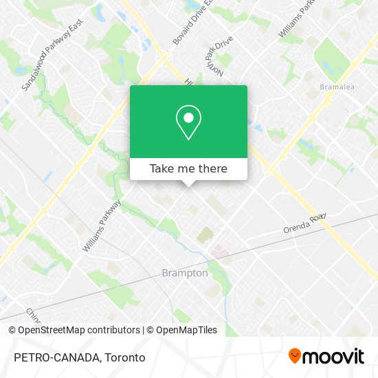 PETRO-CANADA map