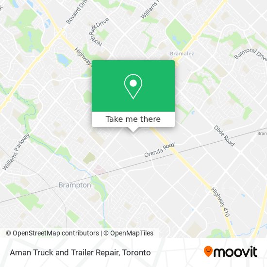 Aman Truck and Trailer Repair map