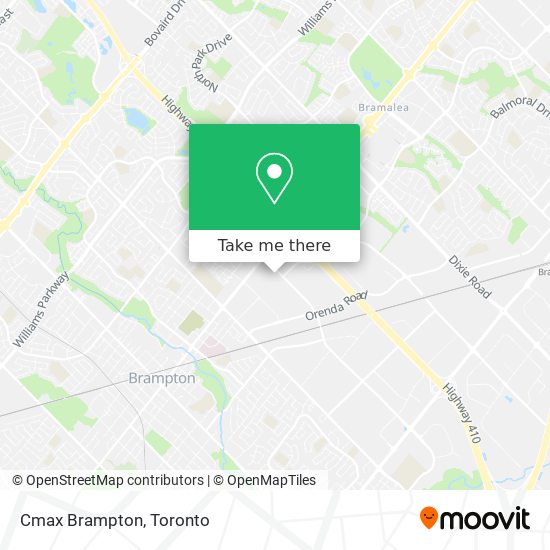 Cmax Brampton map