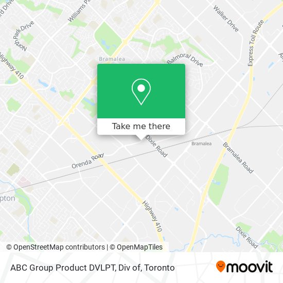 ABC Group Product DVLPT, Div of map