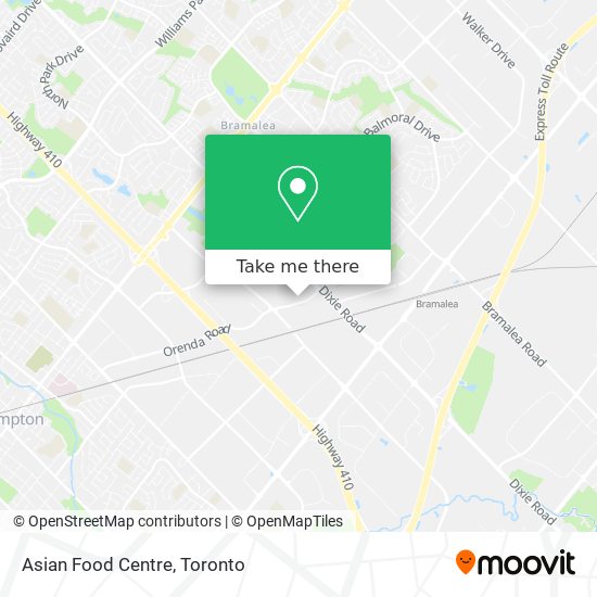 Asian Food Centre map