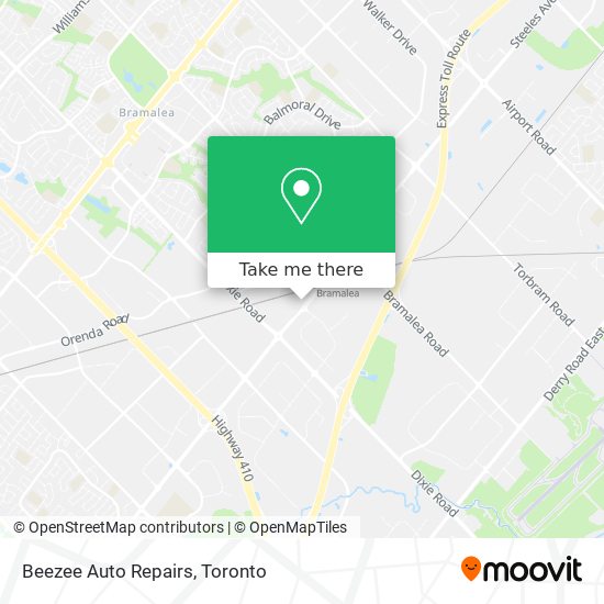 Beezee Auto Repairs map