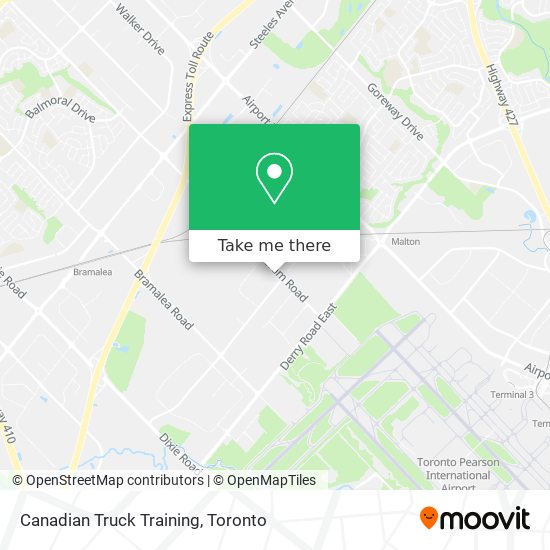 Canadian Truck Training map