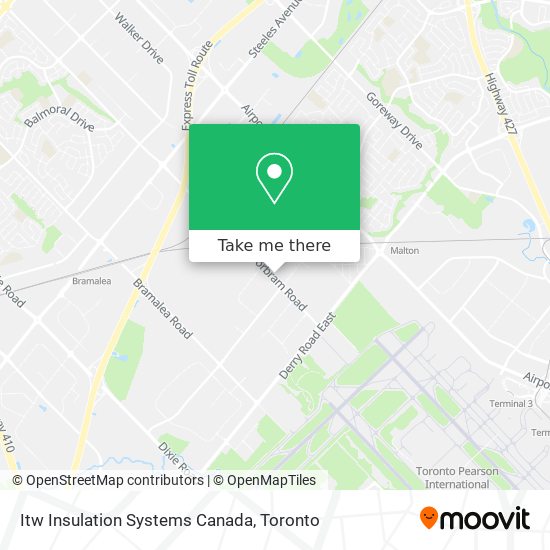 Itw Insulation Systems Canada map