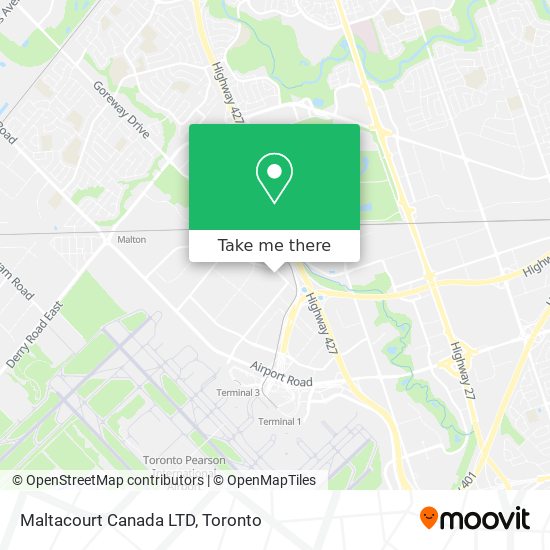 Maltacourt Canada LTD map