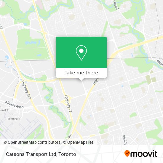 Catsons Transport Ltd map