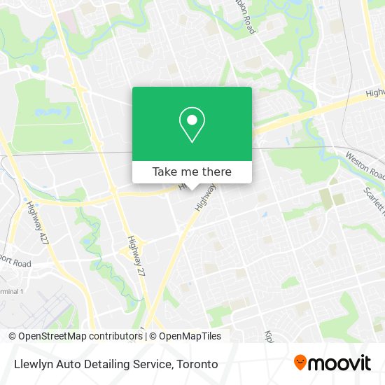 Llewlyn Auto Detailing Service map