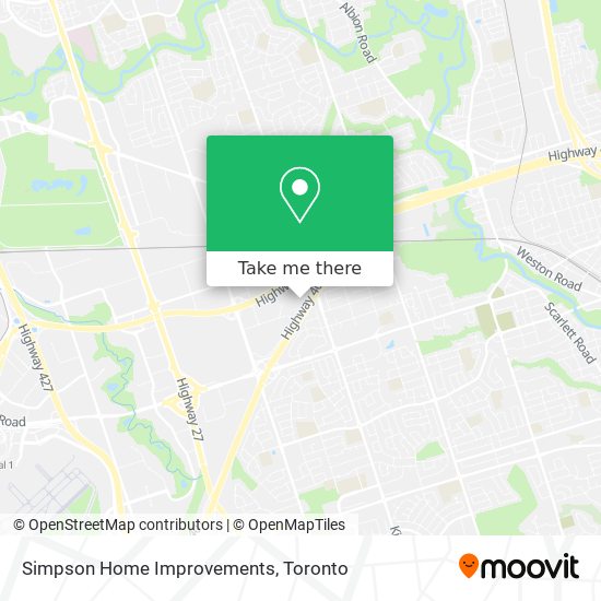 Simpson Home Improvements map