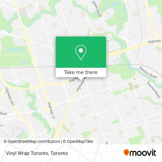 Vinyl Wrap Toronto map