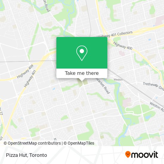 Pizza Hut map