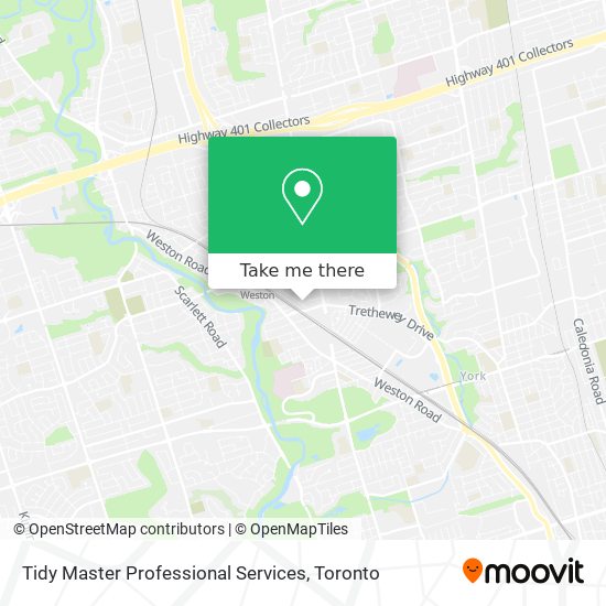 Tidy Master Professional Services map