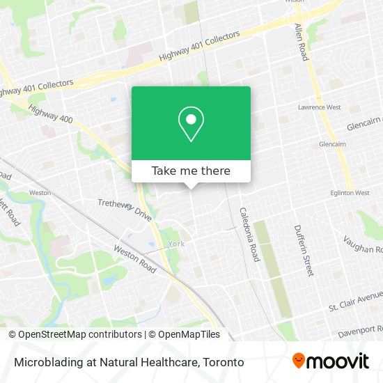 Microblading at Natural Healthcare map