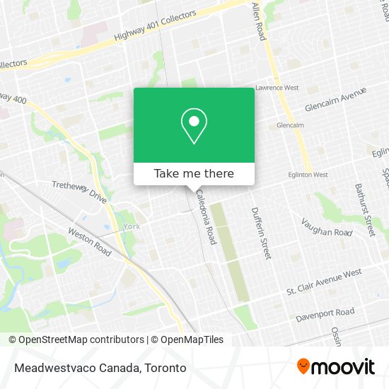 Meadwestvaco Canada map