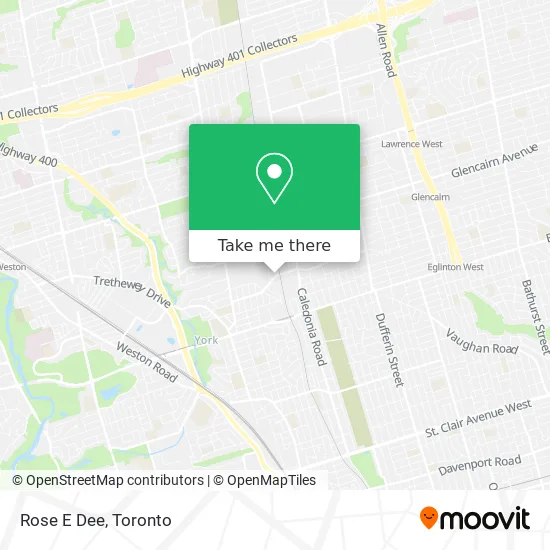 Rose E Dee map