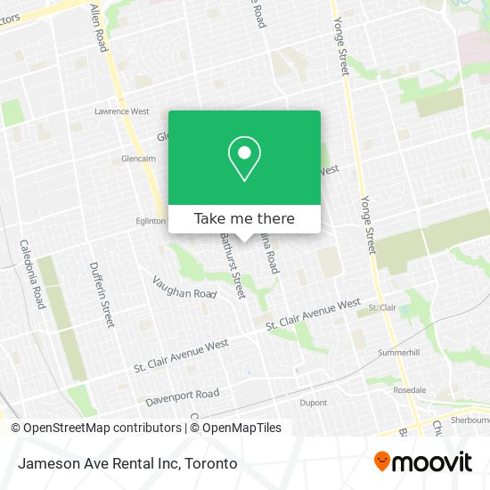 Jameson Ave Rental Inc map