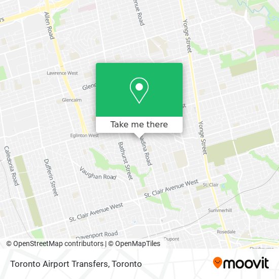 Toronto Airport Transfers plan