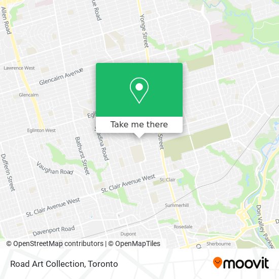 Road Art Collection map