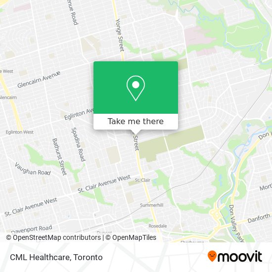 CML Healthcare map