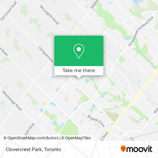 Clovercrest Park map