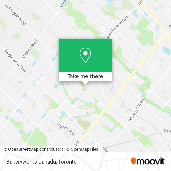 Bakeryworks Canada map