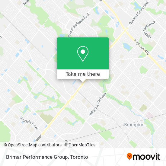 Brimar Performance Group map