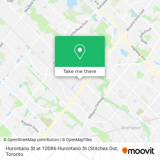 Hurontario St at 10086 Hurontario St map