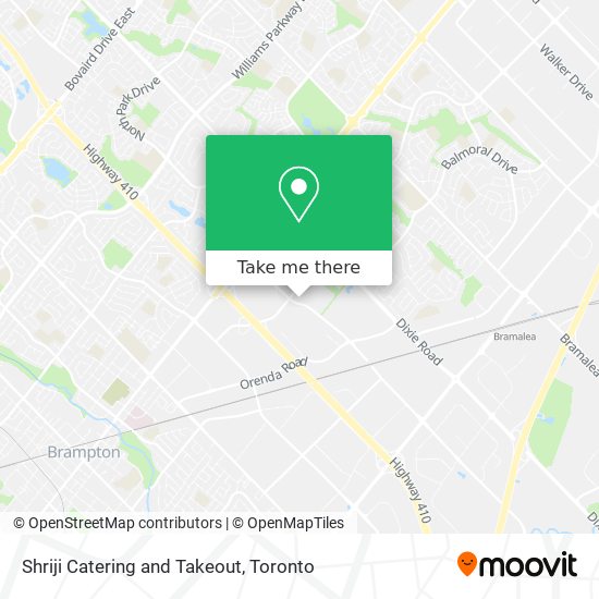 Shriji Catering and Takeout map