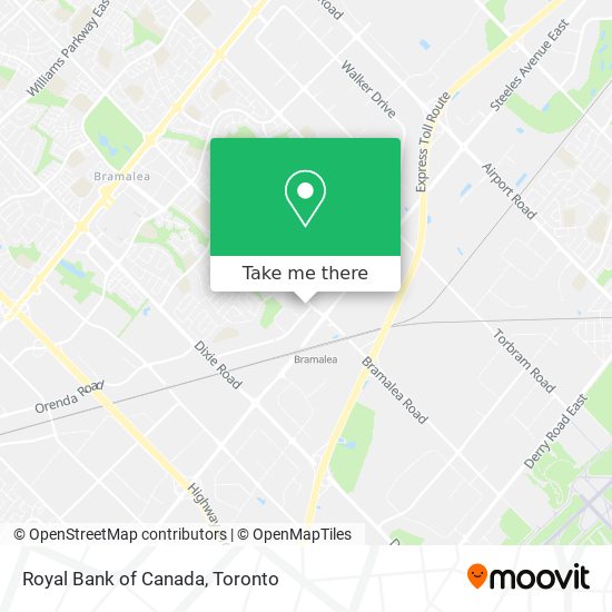 Royal Bank of Canada map