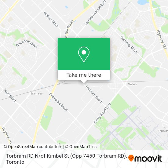 Torbram RD N / of Kimbel St (Opp 7450 Torbram RD) plan