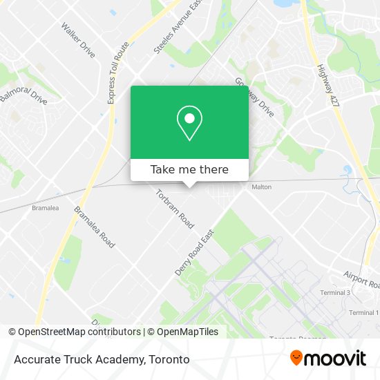 Accurate Truck Academy map