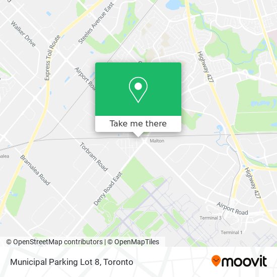 Municipal Parking Lot 8 map