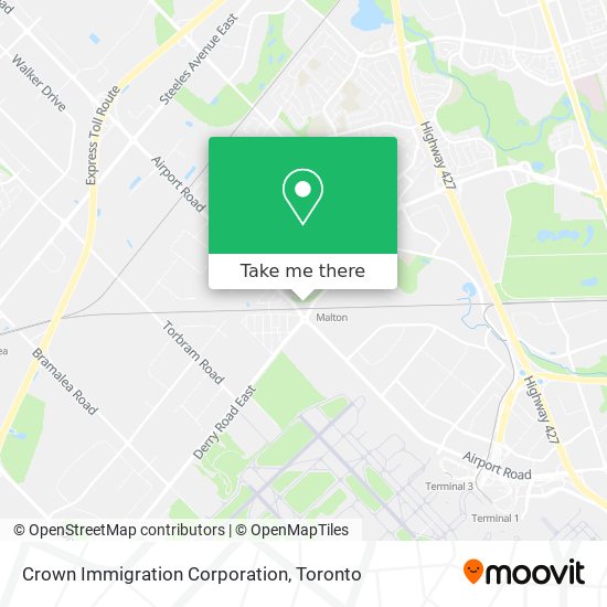 Crown Immigration Corporation map