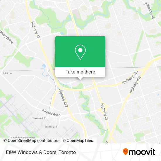 E&W Windows & Doors map