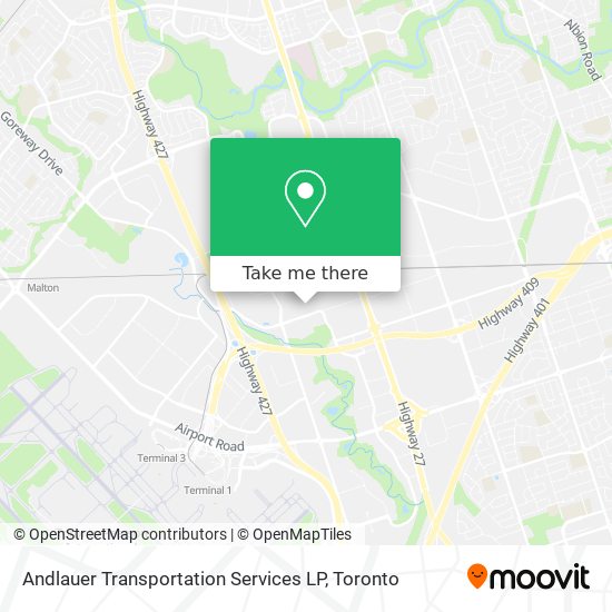 Andlauer Transportation Services LP map